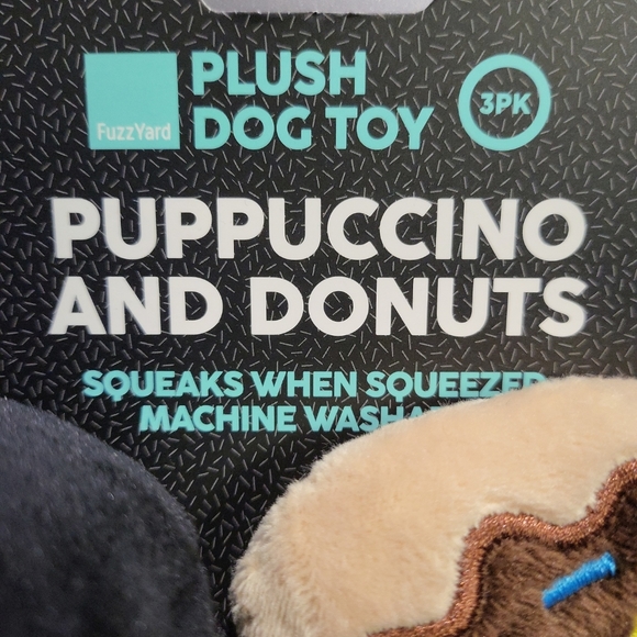 Puppuccino and Donuts Dog Toy - Picture 2 of 2